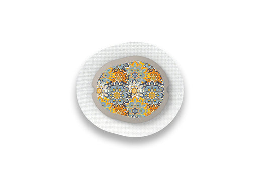 70's Funky Florals Sticker - Dexcom G7 / One+ Sensor for diabetes supplies and insulin pumps