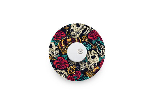 Skulls & Roses Patch - Libre 3