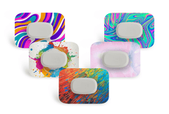 Artistic Patch Pack for GlucoRX Aidex - 5 - Pack diabetes supplies and insulin pumps