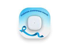 Awareness Ribbon Patch - Simplera for Single diabetes supplies and insulin pumps