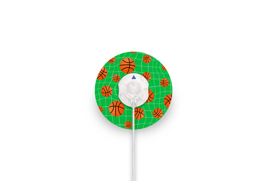 Basketball Patch - Minimed QuickSet for Single diabetes supplies and insulin pumps