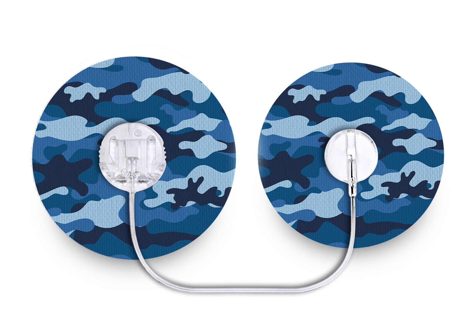 Blue Camo Patch for Tru - Steel diabetes supplies and insulin pumps