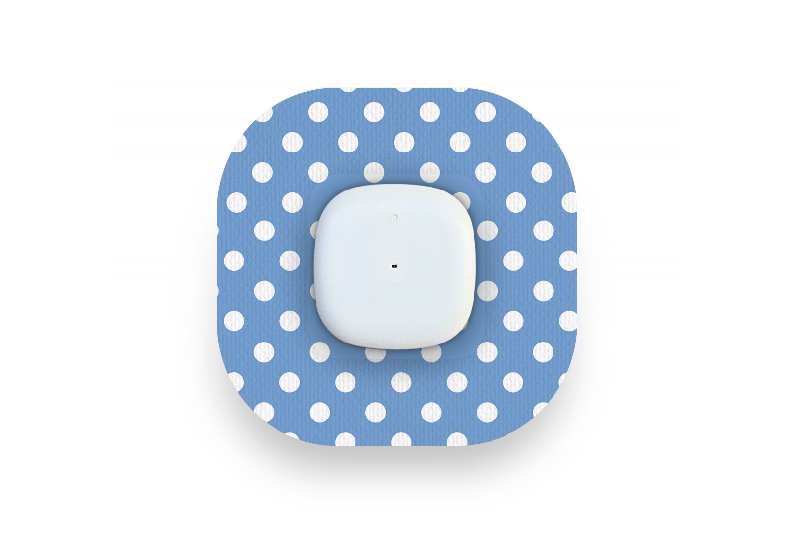 Blue Polka Dot Patch - Simplera for Single diabetes supplies and insulin pumps