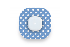 Blue Polka Dot Patch - Simplera for Single diabetes supplies and insulin pumps