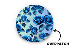 Blue Roses Patch for Overpatch diabetes supplies and insulin pumps