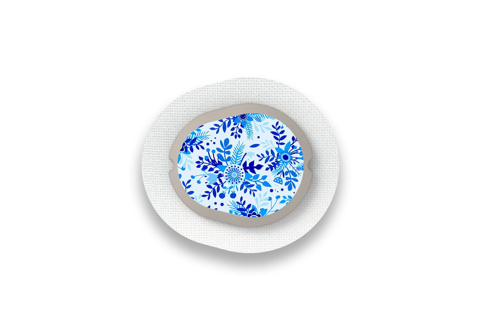 Bright Blue Bloom Sticker - Dexcom G7 / One+ Sensor for diabetes supplies and insulin pumps