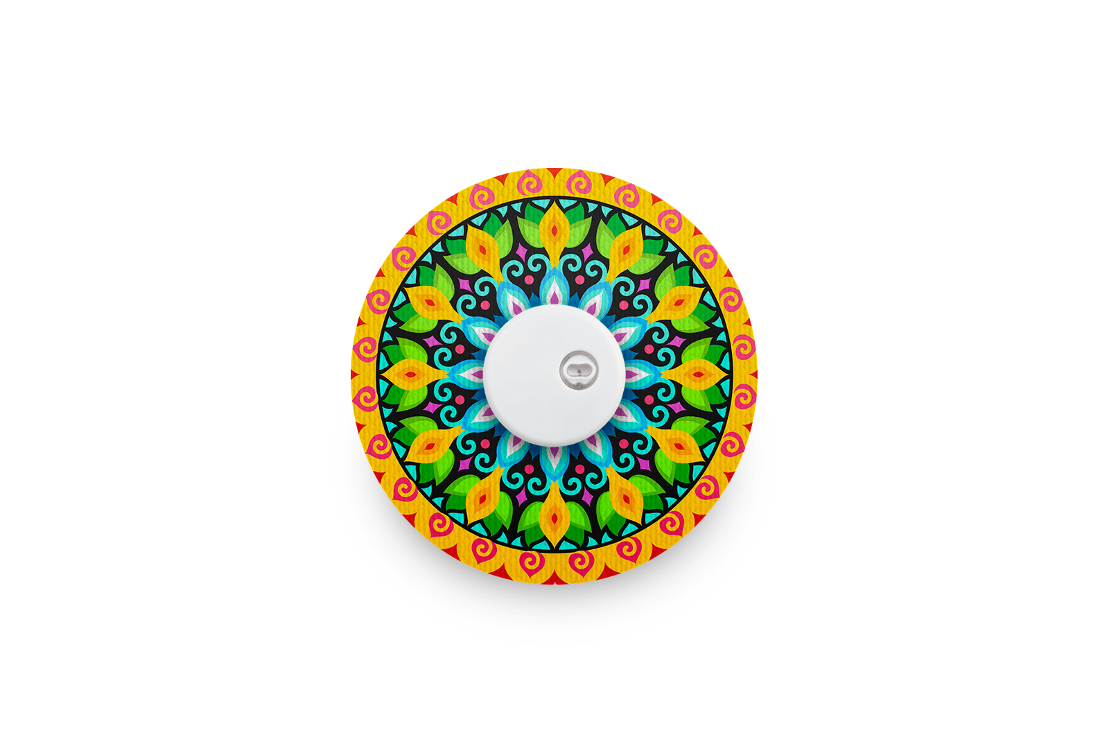 Bright Mandala Patch for Freestyle Libre 3 diabetes supplies and insulin pumps