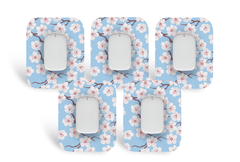 Cherry Blossom Patch Pack for Medtrum CGM - 5 - Pack diabetes supplies and insulin pumps