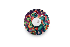 Christmas Dinosaur Patch - Libre 3 for Single diabetes supplies and insulin pumps