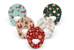 Christmas Patch Pack for Guardian Enlite - 5 Pack diabetes supplies and insulin pumps