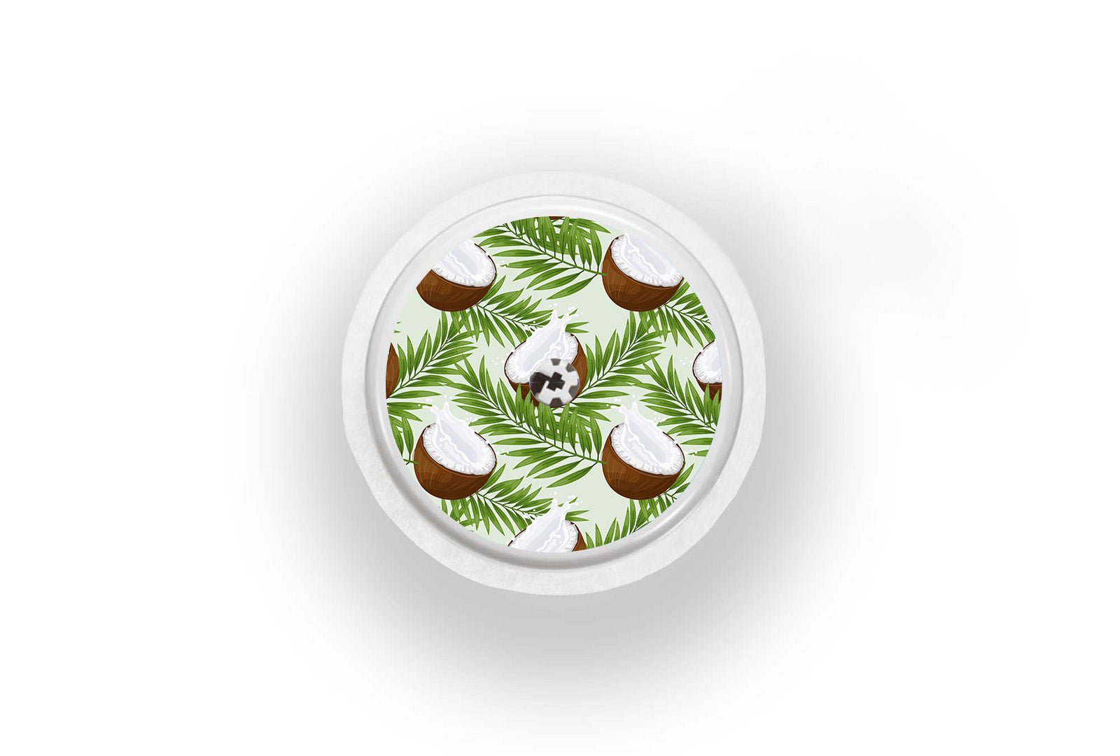 Coconut Sticker for Novopen 4, 5, 6, or Echo diabetes supplies and insulin pumps