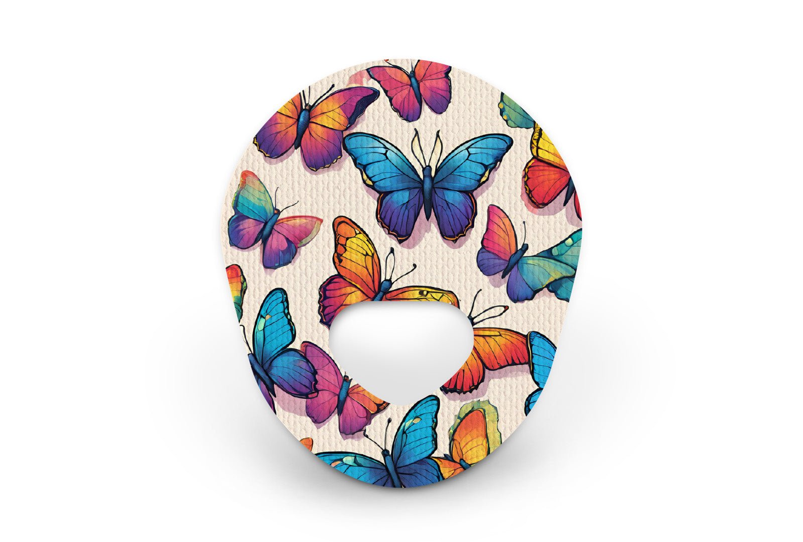 Colourful Butterflies Patch for Guardian 3 diabetes supplies and insulin pumps