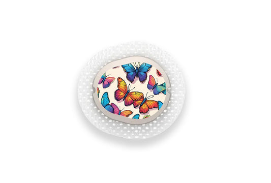 Colourful Butterflies Sticker for Novopen diabetes supplies and insulin pumps