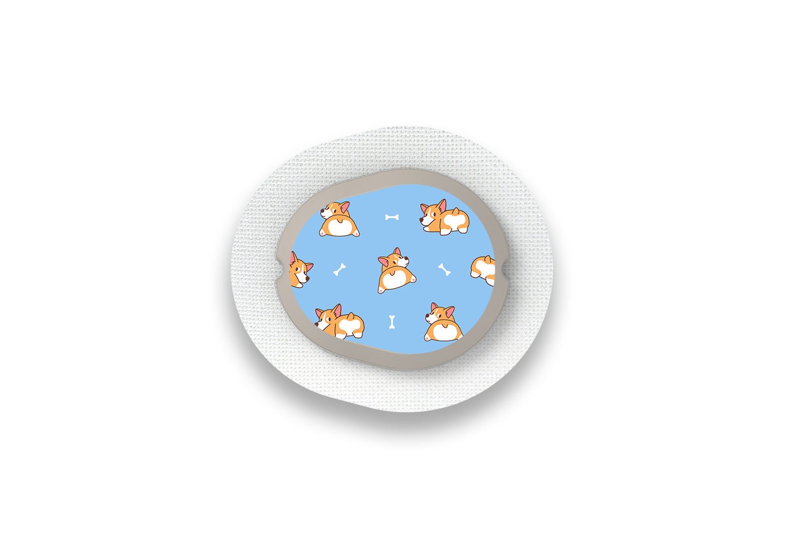 Corgi Sticker for Novopen 4, 5, 6, or Echo diabetes supplies and insulin pumps