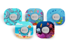 Deep Sea Patch Pack for Dexcom G7 diabetes supplies and insulin pumps