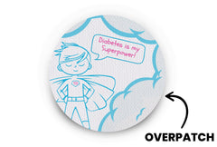 Diabetes Is My Superpower Patch for Freestyle Libre 3 diabetes supplies and insulin pumps