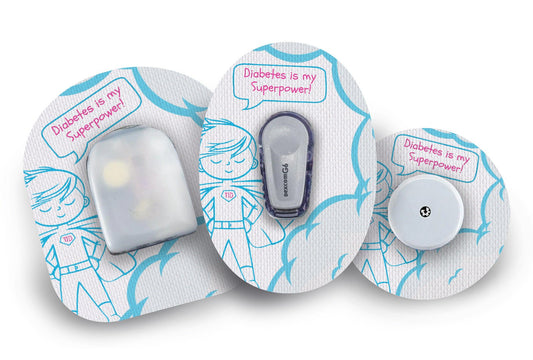 Diabetes Is My Superpower Patch for Freestyle Libre 2 diabetes supplies and insulin pumps