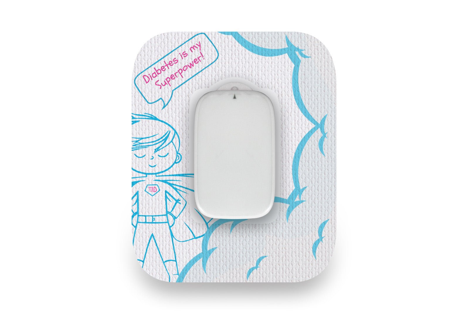 Diabetes Is My Superpower Patch - Medtrum CGM for Single diabetes supplies and insulin pumps