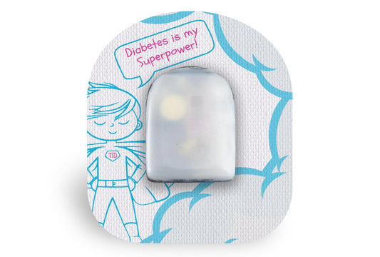 Diabetes Is My Superpower Patch - Omnipod for Single diabetes supplies and insulin pumps