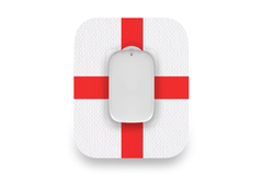 England Flag Patch for Medtrum CGM diabetes supplies and insulin pumps