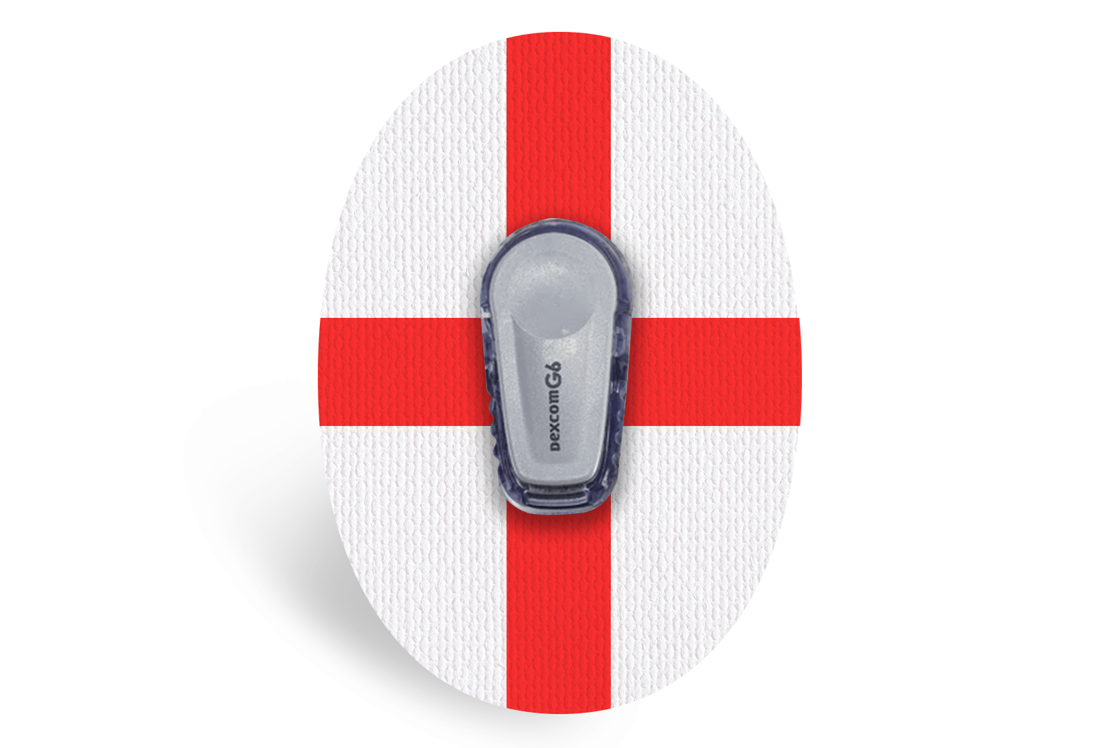 England Flag Patch for Dexcom G6 / One diabetes supplies and insulin pumps