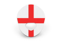 England Flag Patch - Guardian Enlite for Single diabetes supplies and insulin pumps