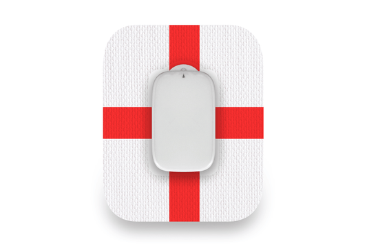 England Flag Patch - Medtrum CGM for Single diabetes supplies and insulin pumps