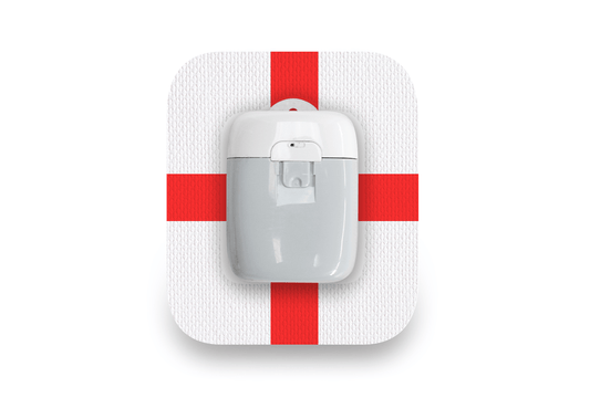 England Flag Patch - Medtrum Pump for Single diabetes supplies and insulin pumps