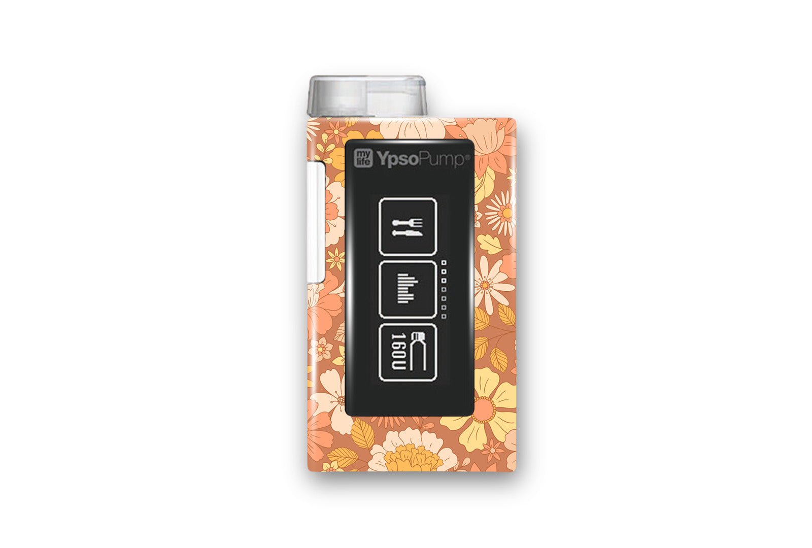 Fall Flowers Stickers for Dexcom G7 / One+ Sensor diabetes supplies and insulin pumps