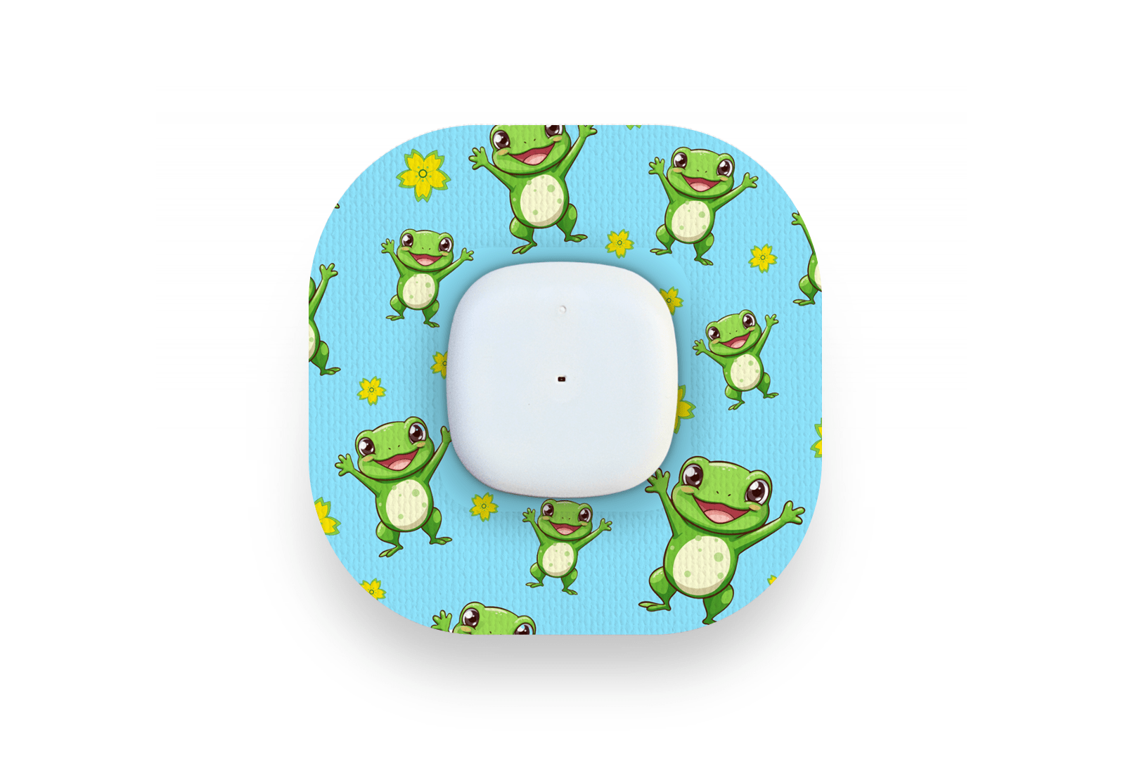 Freddy the Frog Patch for Medtrum CGM diabetes supplies and insulin pumps