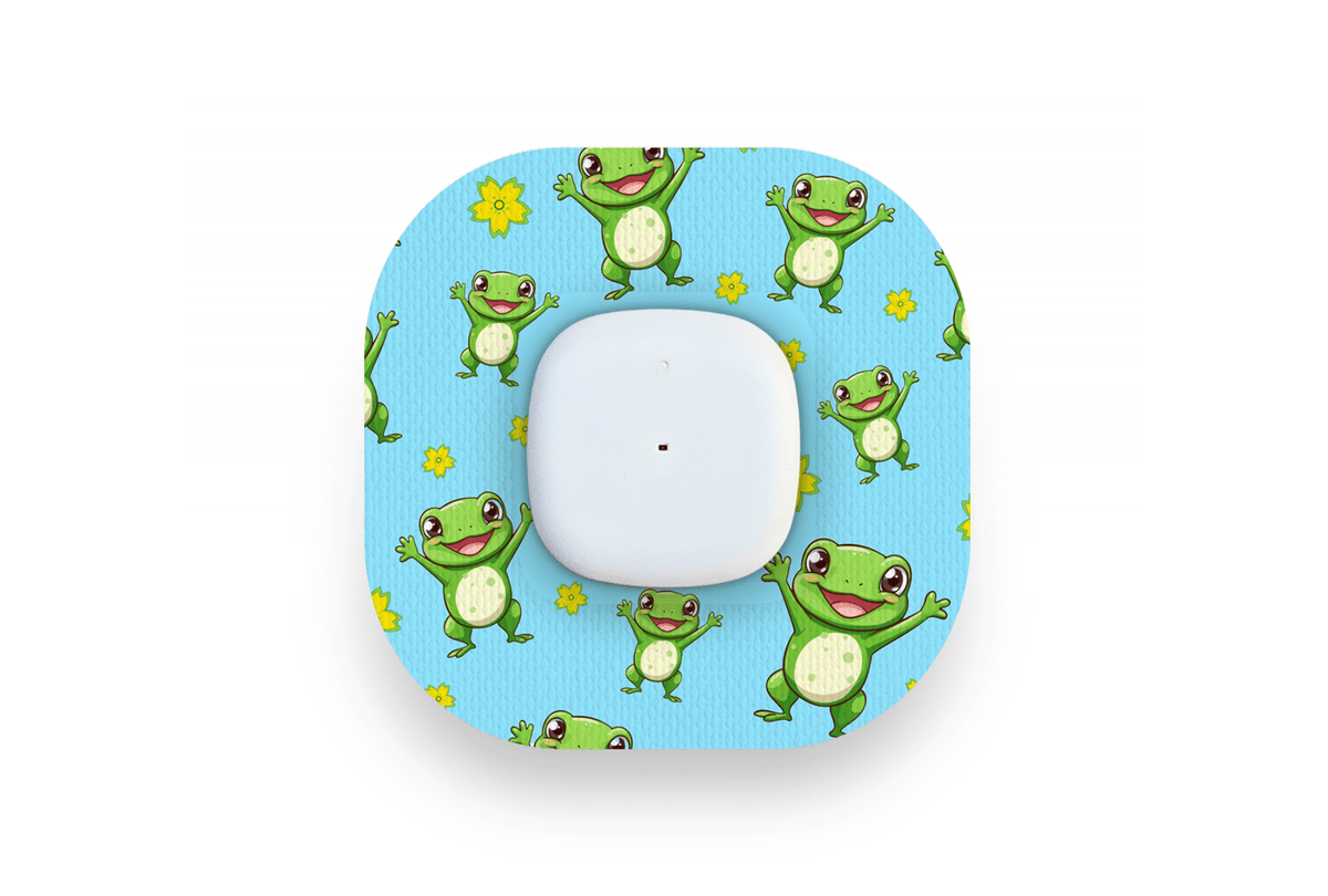 Freddy the Frog Patch - Simplera for Single diabetes supplies and insulin pumps