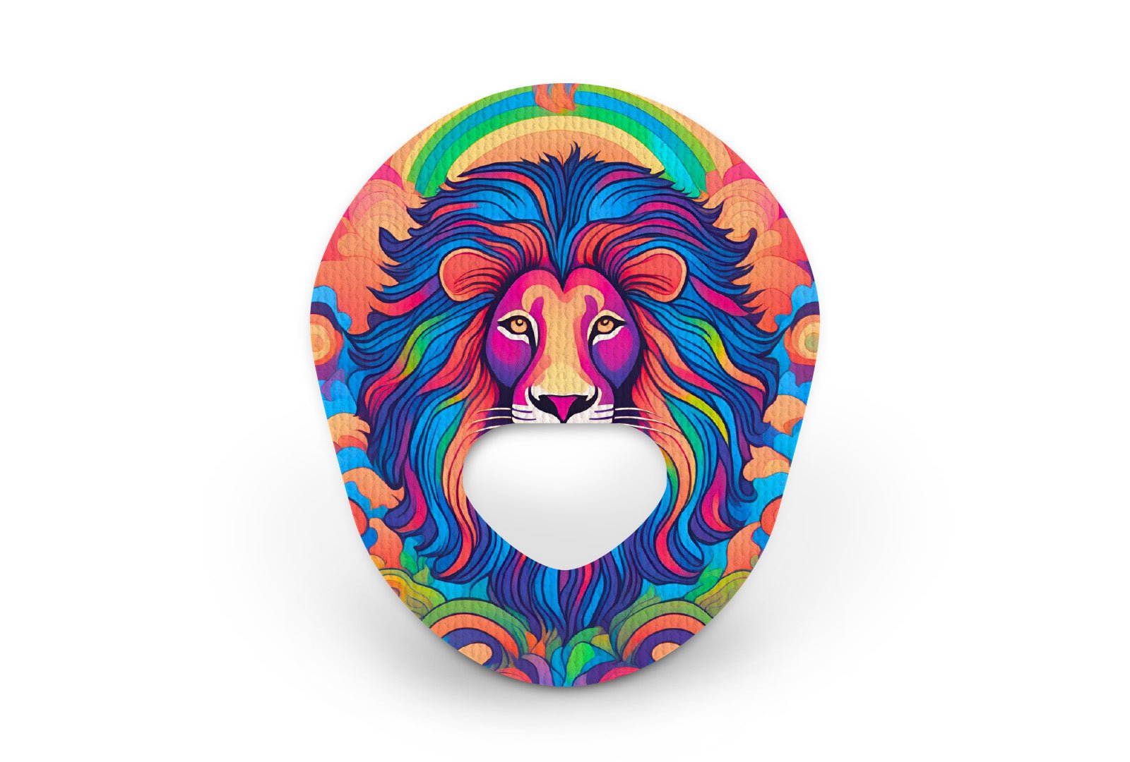 Funky Lion Patch for Guardian 3 diabetes supplies and insulin pumps