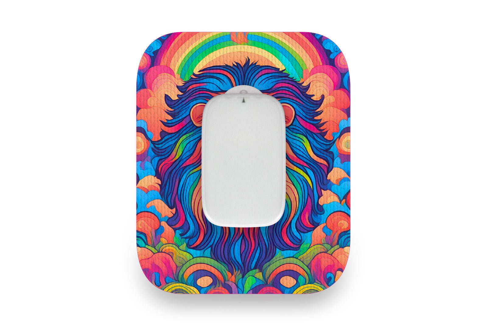 Funky Lion Patch - Medtrum CGM for Single diabetes supplies and insulin pumps