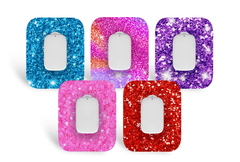 Glitter Patch Pack for Medtrum CGM - 5 - Pack diabetes supplies and insulin pumps