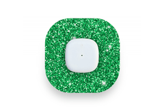 Green Glitter Patch - Simplera for Single diabetes supplies and insulin pumps