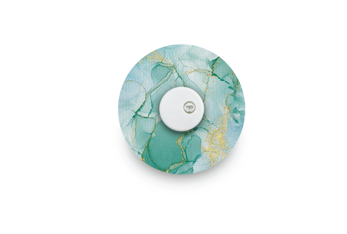 Green Marble Patch - Libre 3 for Single diabetes supplies and insulin pumps