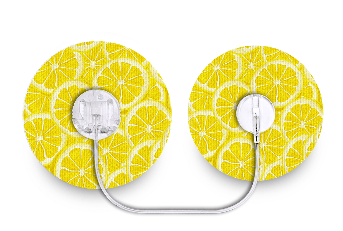 Lemons Patch - Tru - Steel for Single diabetes supplies and insulin pumps