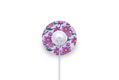 Lilac Daisy Patch for mylife Orbit diabetes supplies and insulin pumps