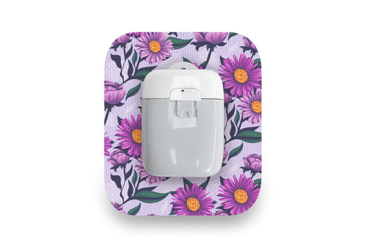 Lilac Daisy Patch - Medtrum Pump for Single diabetes supplies and insulin pumps