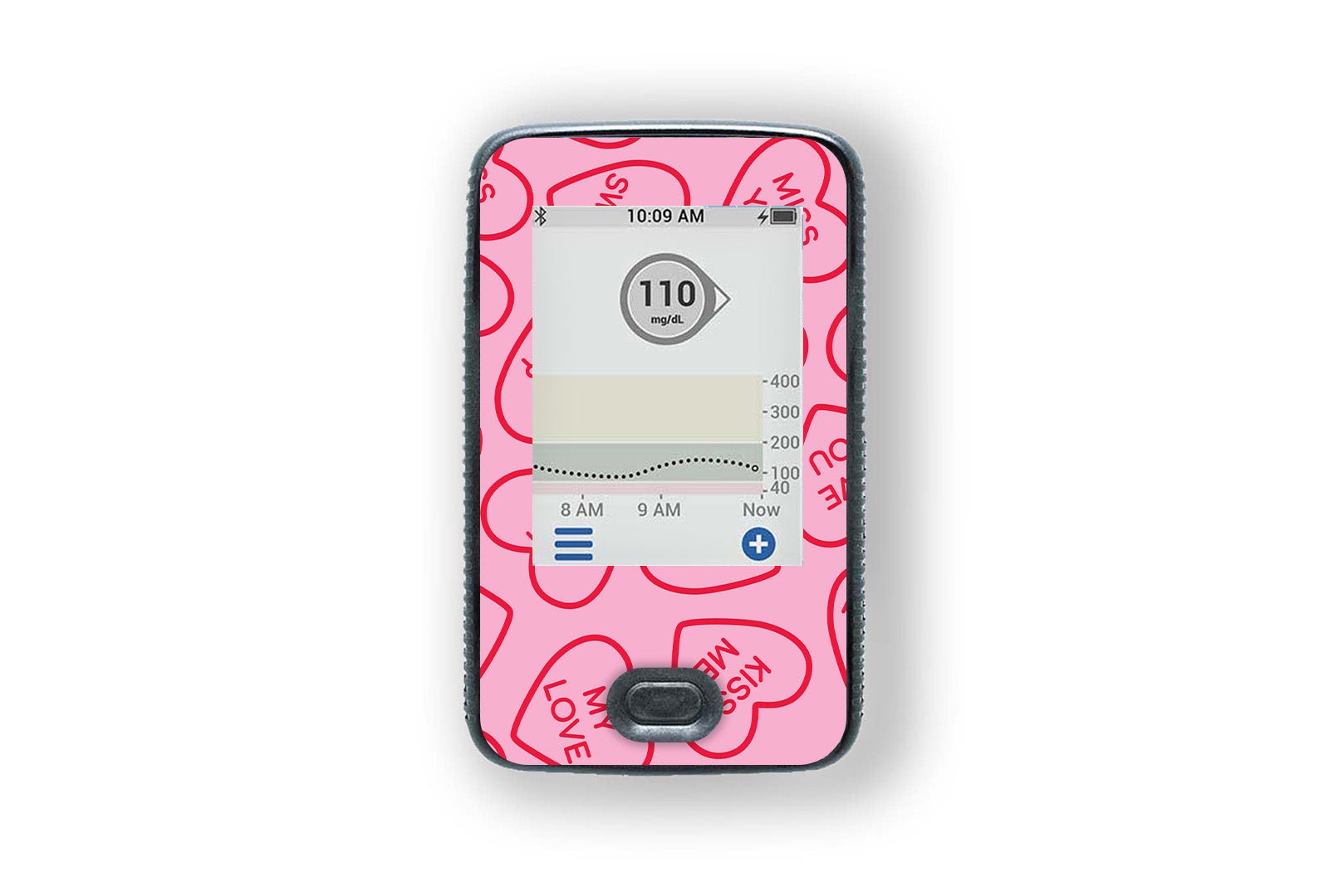 Love Hearts Sticker for Novopen diabetes supplies and insulin pumps