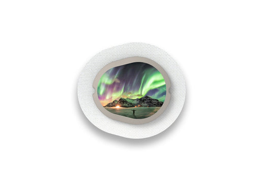 Northern Lights Sticker - Dexcom G7 / One+ Sensor for diabetes supplies and insulin pumps