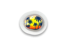 Palm Tree Sticker - Dexcom G7 / One+ Sensor for diabetes supplies and insulin pumps