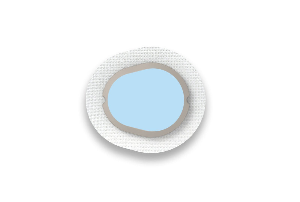 Pastel Blue Sticker - Dexcom G7 / One+ Sensor for diabetes supplies and insulin pumps