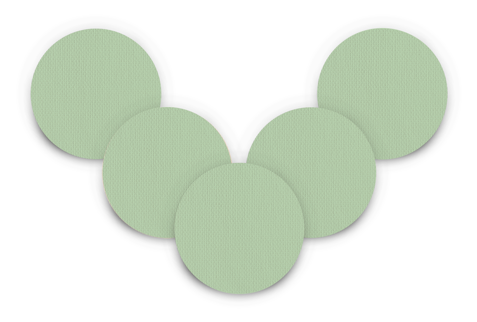 Pastel Green Patch Pack for Generic Overpatch diabetes supplies and insulin pumps