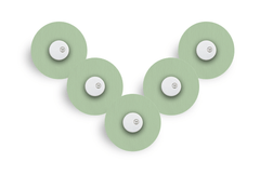 Pastel Green Patch Pack for Libre 3 diabetes supplies and insulin pumps