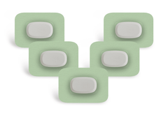 Pastel Green Patch Pack for GlucoRX Aidex diabetes supplies and insulin pumps