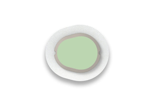 Pastel Green Sticker - Dexcom G7 / One+ Sensor for diabetes supplies and insulin pumps