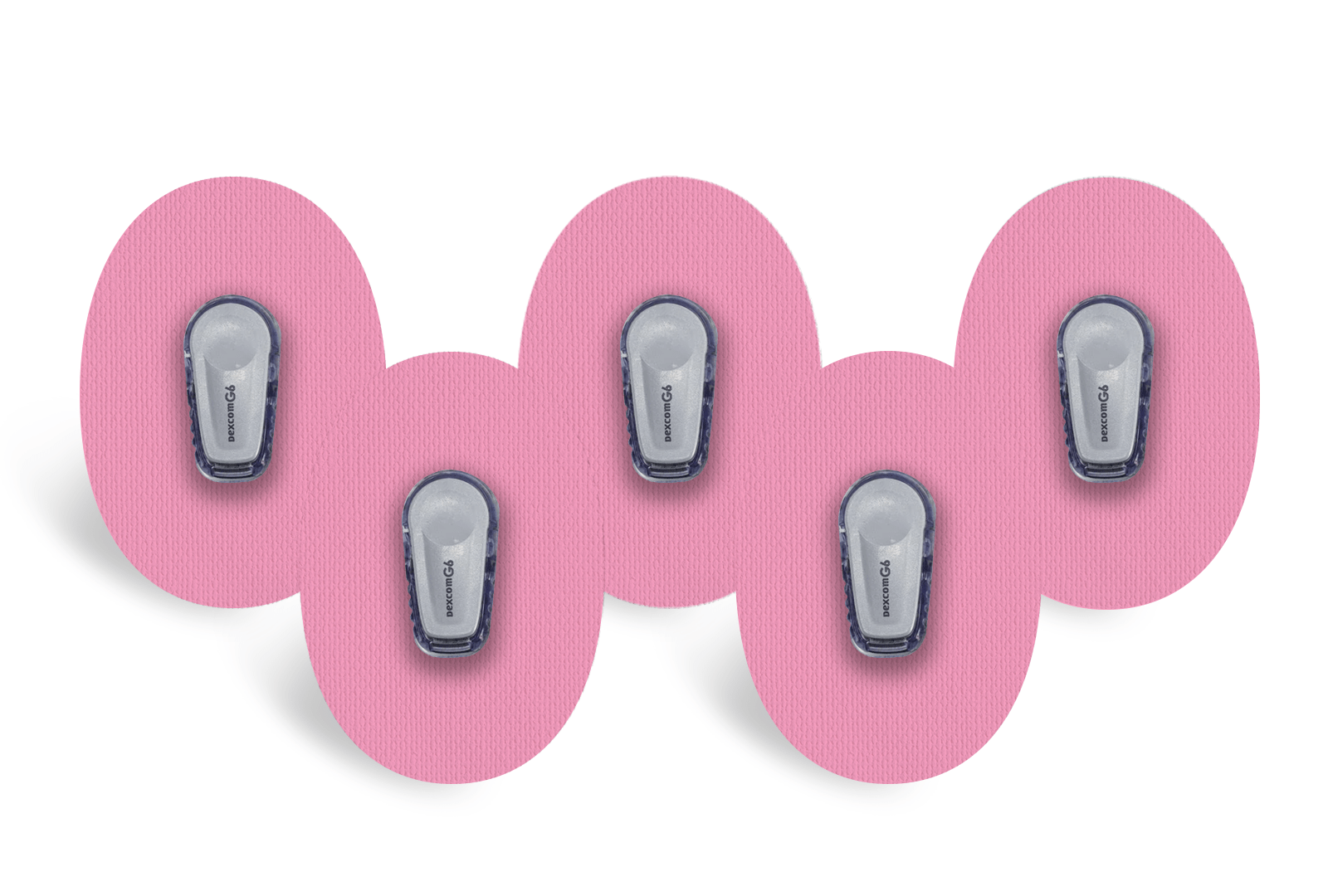 Pastel Pink Patch Pack for Dexcom G6 diabetes supplies and insulin pumps