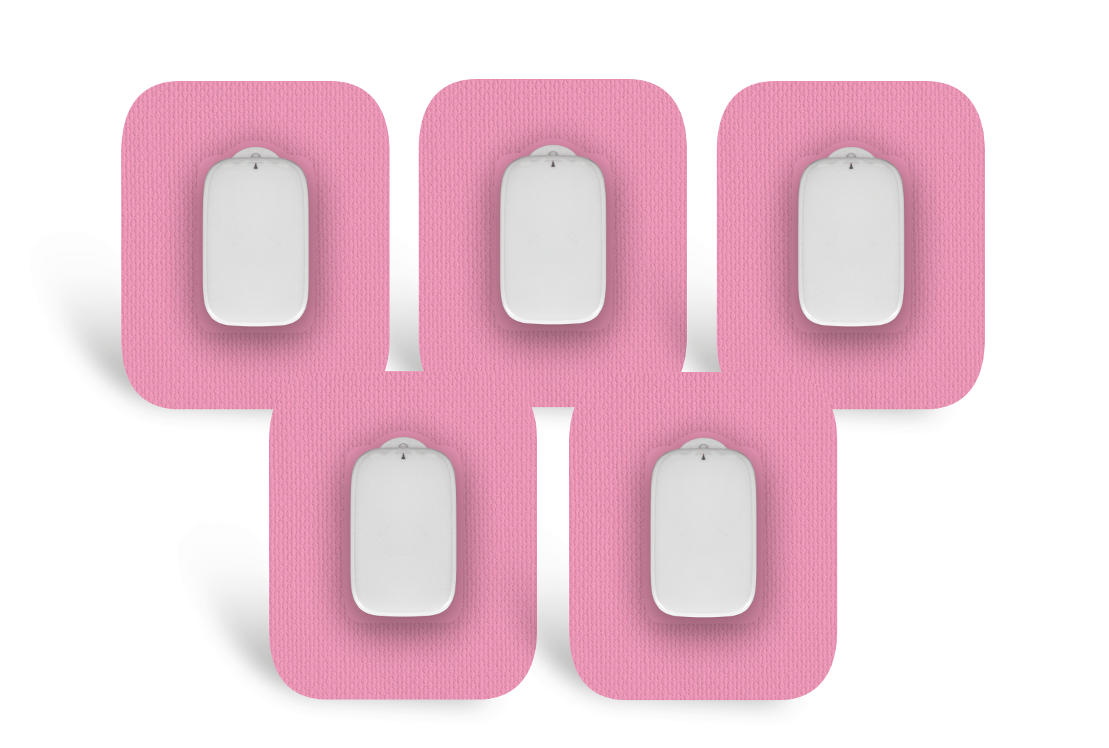 Pastel Pink Patch Pack for Medtrum CGM diabetes supplies and insulin pumps