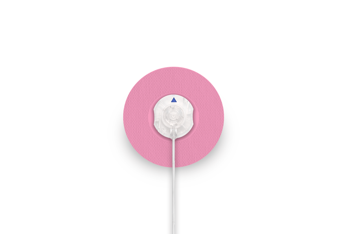 Pastel Pink Patch Pack - Minimed QuickSet for Single diabetes supplies and insulin pumps